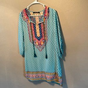 Beautiful bohemian tunic dress